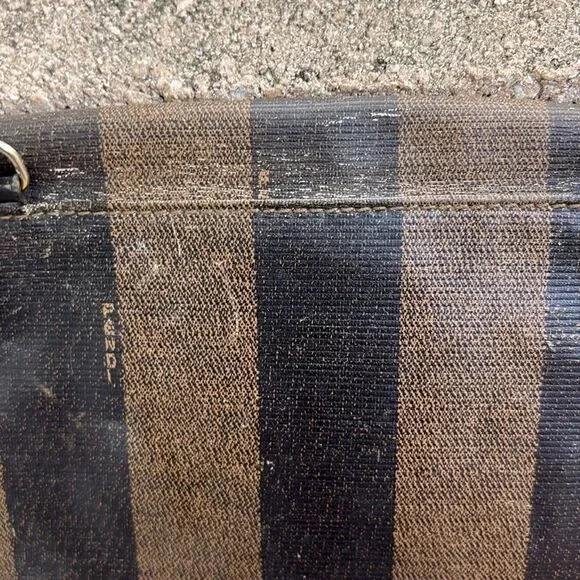 Vintage Fendi Pecan canvas crossbody - Picture 5 of 11